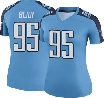 Women's Philip Blidi Tennessee Titans Nike Legend Color Rush Jersey - Light Blue