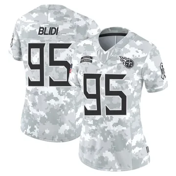 Women's Philip Blidi Tennessee Titans Nike Limited 2024 Salute to Service Jersey - Arctic Camo