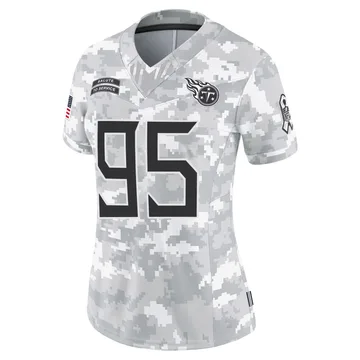 Women's Philip Blidi Tennessee Titans Nike Limited 2024 Salute to Service Jersey - Arctic Camo