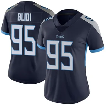Women's Philip Blidi Tennessee Titans Nike Limited Vapor Untouchable Jersey - Navy