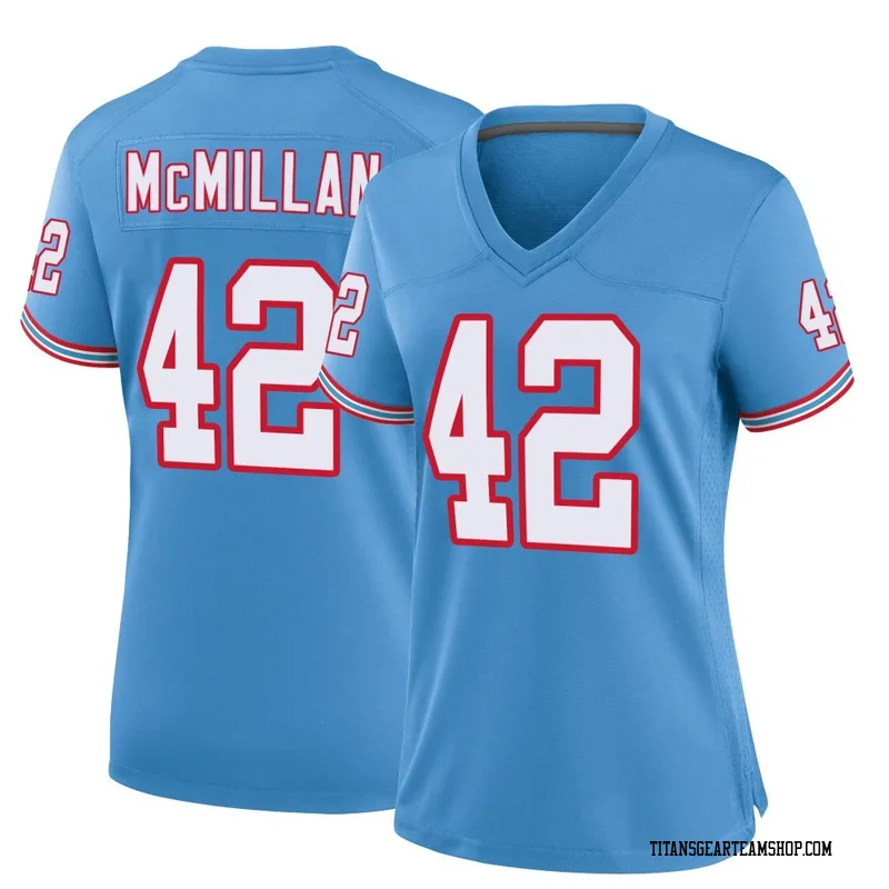 Women's Raekwon McMillan Tennessee Titans Nike Game Oilers Throwback Alternate Jersey - Light Blue