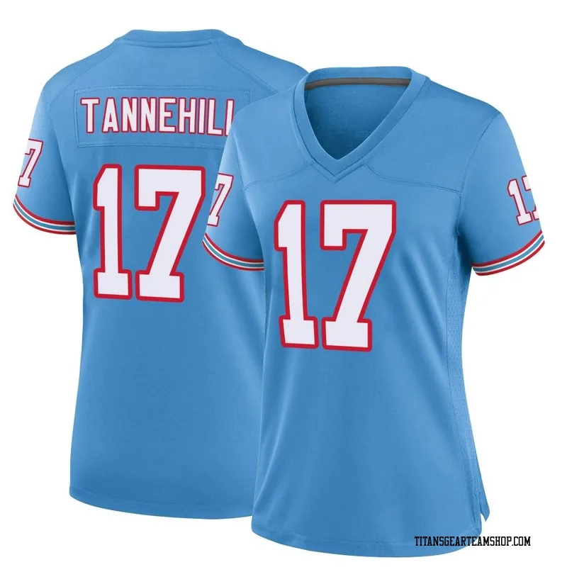 Women's Ryan Tannehill Tennessee Titans Nike Game Oilers Throwback Alternate Jersey - Light Blue