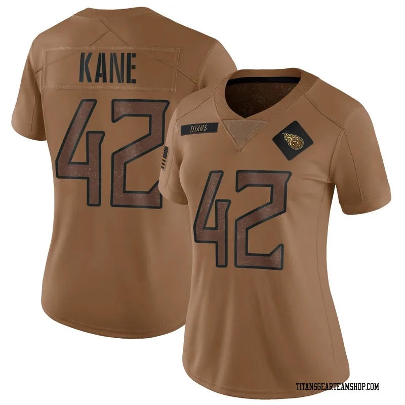 Women's Sanoussi Kane Tennessee Titans Nike Limited 2023 Salute To Service Jersey - Brown