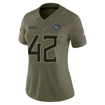 Women's Sanoussi Kane Tennessee Titans Nike Limited 2025 Salute to Service Jersey - Olive