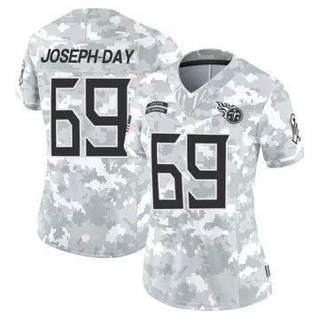 Women's Sebastian Joseph-Day Tennessee Titans Nike Limited 2024 Salute to Service Jersey - Arctic Camo