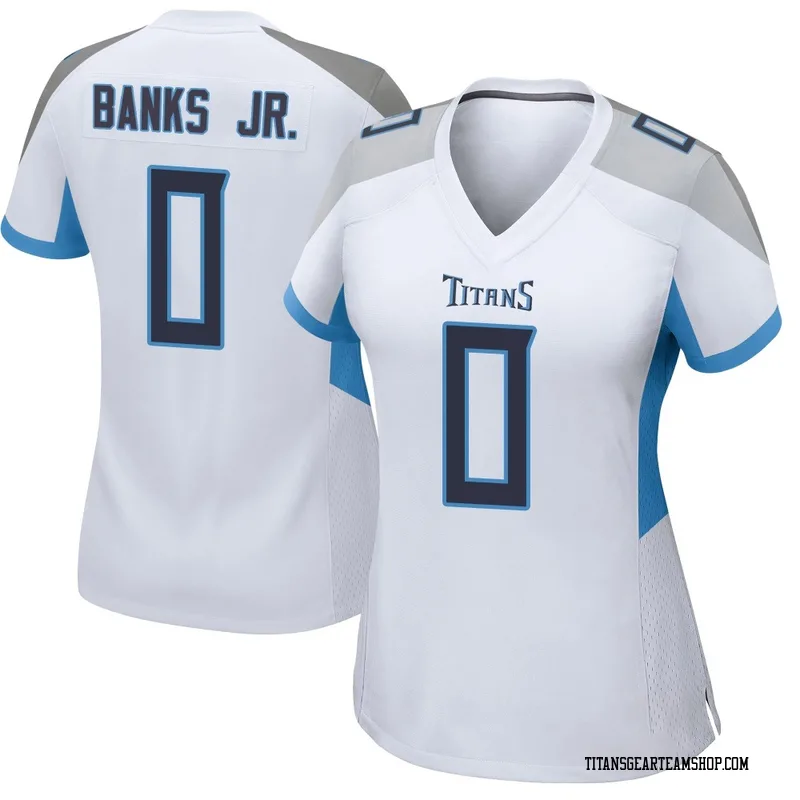 Women's Shad Banks Jr. Tennessee Titans Nike Game Jersey - White