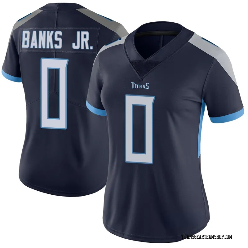 Women's Shad Banks Jr. Tennessee Titans Nike Limited Vapor Untouchable Jersey - Navy