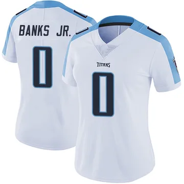 Women's Shad Banks Jr. Tennessee Titans Nike Limited Vapor Untouchable Jersey - White