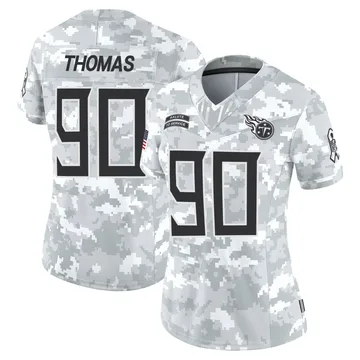 Women's Solomon Thomas Tennessee Titans Nike Limited 2024 Salute to Service Jersey - Arctic Camo