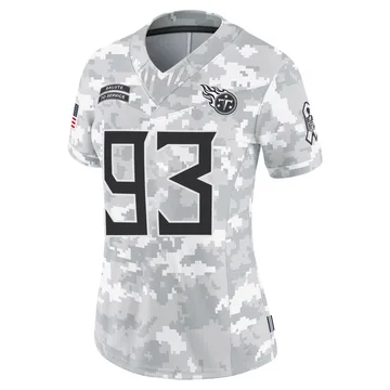 Women's T'Vondre Sweat Tennessee Titans Nike Limited 2024 Salute to Service Jersey - Arctic Camo