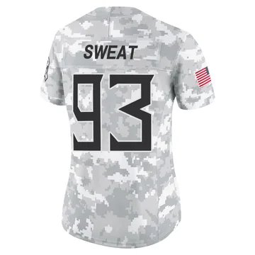 Women's T'Vondre Sweat Tennessee Titans Nike Limited 2024 Salute to Service Jersey - Arctic Camo