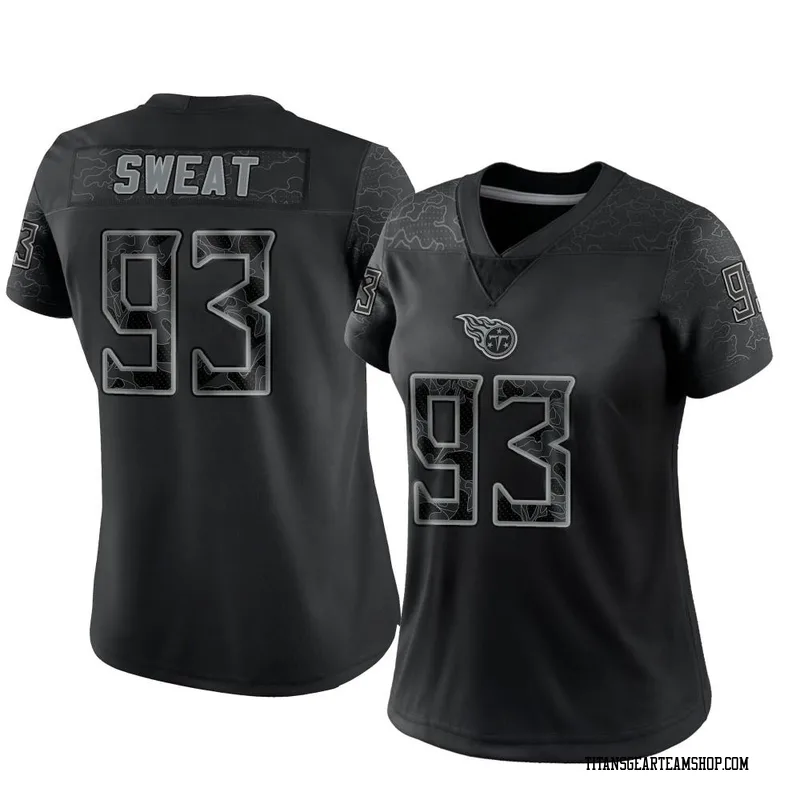 Women's T'Vondre Sweat Tennessee Titans Nike Limited Reflective Jersey - Black