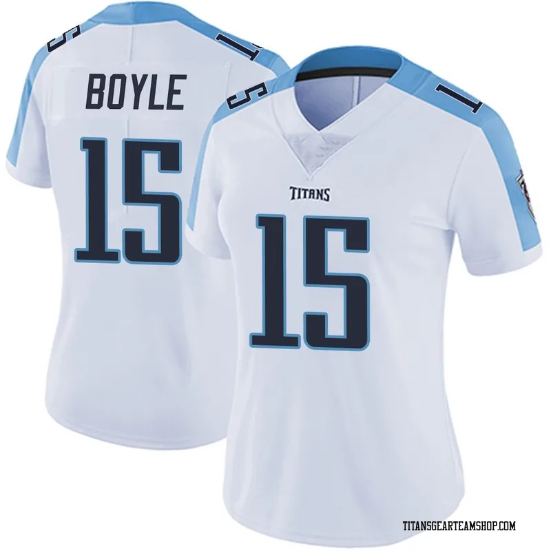 Women's Tim Boyle Tennessee Titans Nike Limited Vapor Untouchable Jersey - White