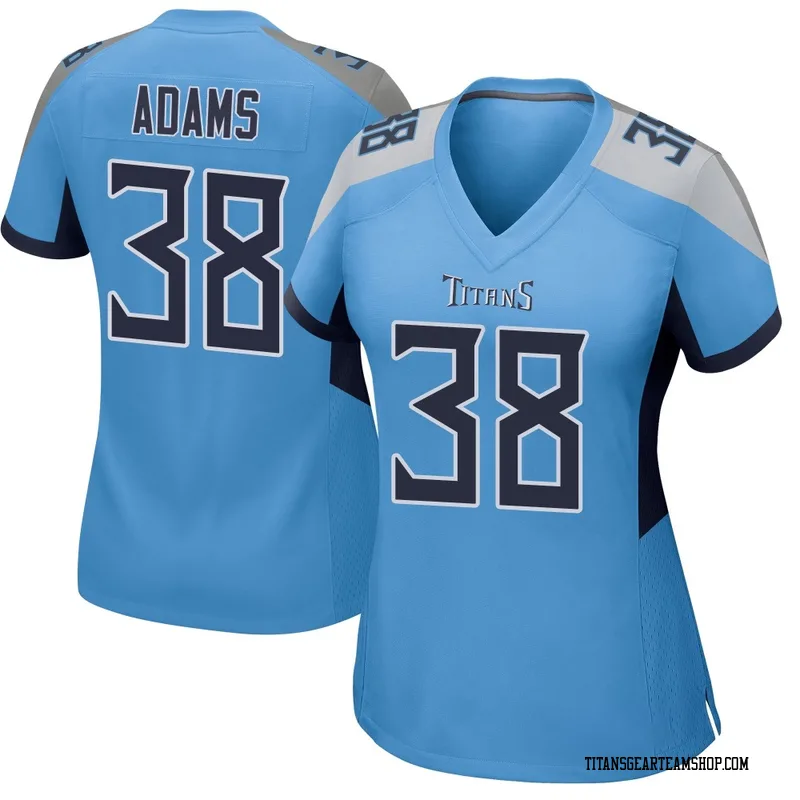 Women's Tony Adams Tennessee Titans Nike Game Jersey - Light Blue