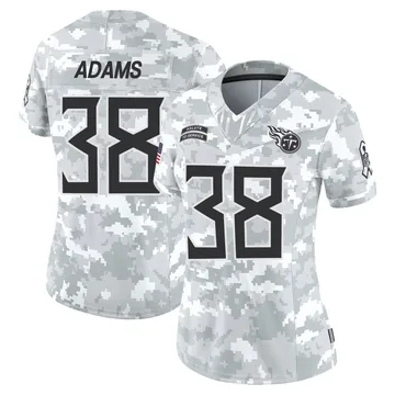 Women's Tony Adams Tennessee Titans Nike Limited 2024 Salute to Service Jersey - Arctic Camo