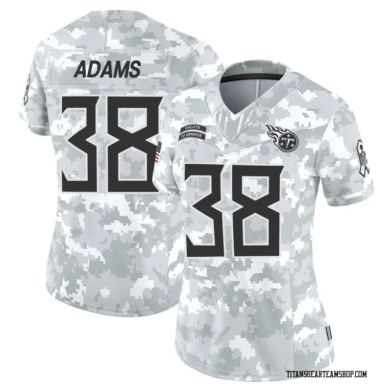 Women's Tony Adams Tennessee Titans Nike Limited 2024 Salute to Service Jersey - Arctic Camo