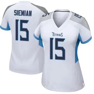 Women's Trevor Siemian Tennessee Titans Nike Game Jersey - White