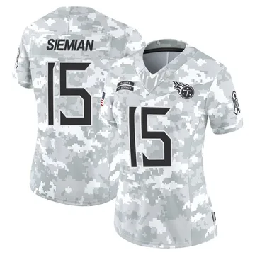 Women's Trevor Siemian Tennessee Titans Nike Limited 2024 Salute to Service Jersey - Arctic Camo