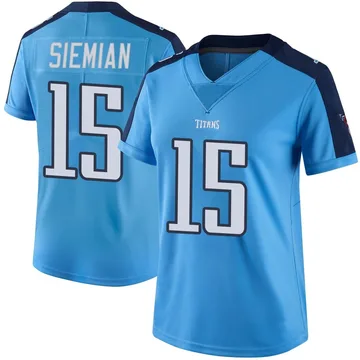 Women's Trevor Siemian Tennessee Titans Nike Limited Color Rush Jersey - Light Blue
