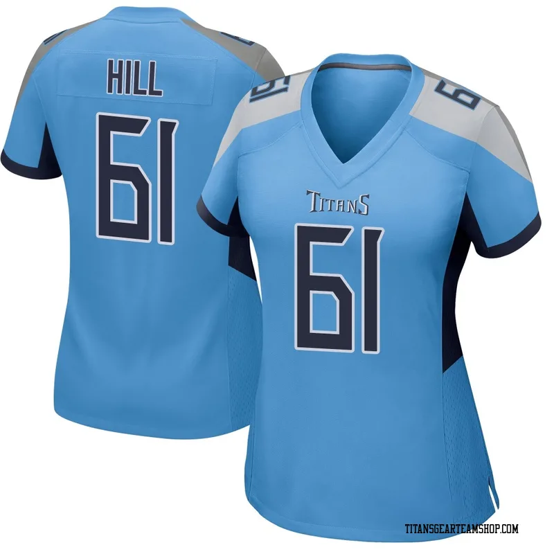 Women's Trey Hill Tennessee Titans Nike Game Jersey - Light Blue