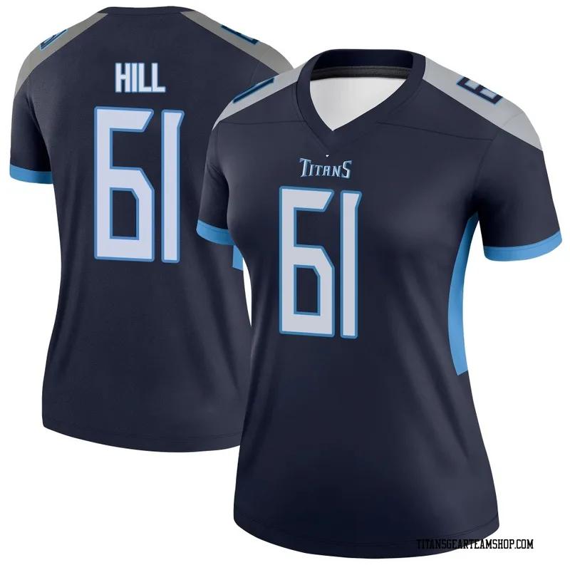 Women's Trey Hill Tennessee Titans Nike Legend Jersey - Navy