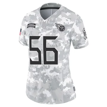 Women's Truman Jones Tennessee Titans Nike Limited 2024 Salute to Service Jersey - Arctic Camo