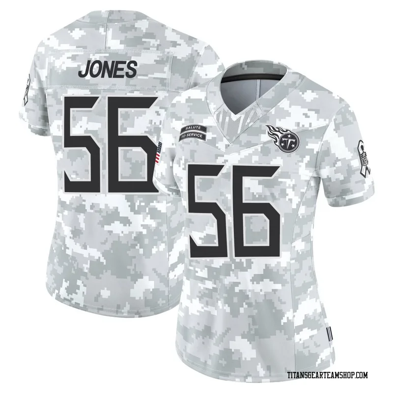 Women's Truman Jones Tennessee Titans Nike Limited 2024 Salute to Service Jersey - Arctic Camo