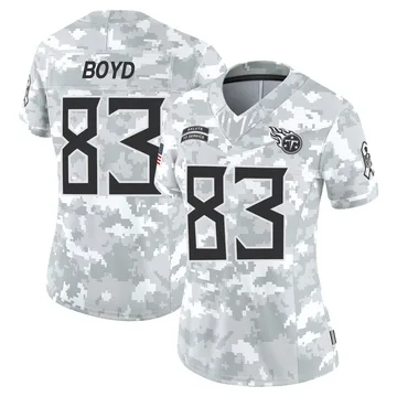 Women's Tyler Boyd Tennessee Titans Nike Limited 2024 Salute to Service Jersey - Arctic Camo
