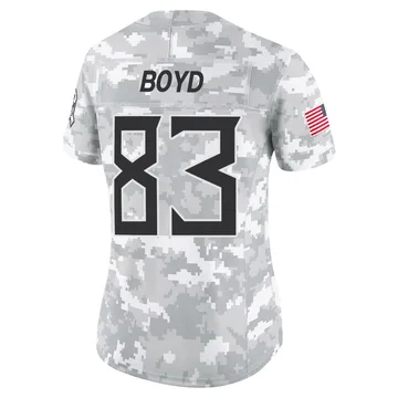Women's Tyler Boyd Tennessee Titans Nike Limited 2024 Salute to Service Jersey - Arctic Camo