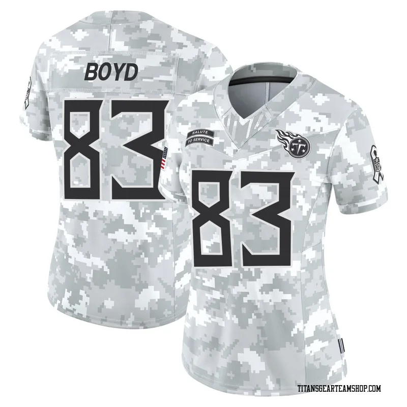 Women's Tyler Boyd Tennessee Titans Nike Limited 2024 Salute to Service Jersey - Arctic Camo