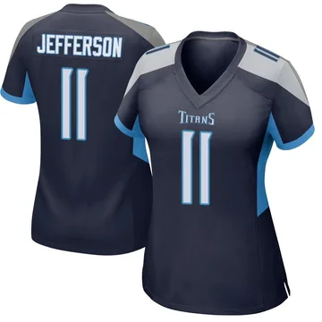 Women's Van Jefferson Tennessee Titans Nike Game Jersey - Navy