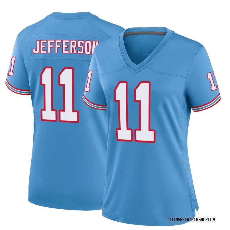 Women's Van Jefferson Tennessee Titans Nike Game Oilers Throwback Alternate Jersey - Light Blue