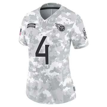Women's Wan'Dale Robinson Tennessee Titans Nike Limited 2024 Salute to Service Jersey - Arctic Camo