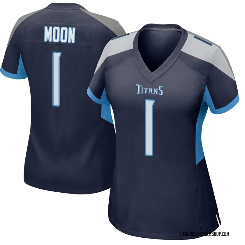 Women's Warren Moon Tennessee Titans Nike Game Jersey - Navy