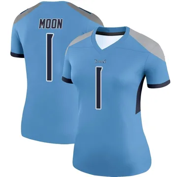 Women's Warren Moon Tennessee Titans Nike Legend Jersey - Light Blue