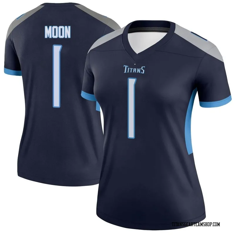 Women's Warren Moon Tennessee Titans Nike Legend Jersey - Navy