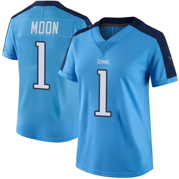 Women's Warren Moon Tennessee Titans Nike Limited Color Rush Jersey - Light Blue
