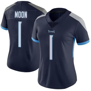 Women's Warren Moon Tennessee Titans Nike Limited Vapor Untouchable Jersey - Navy