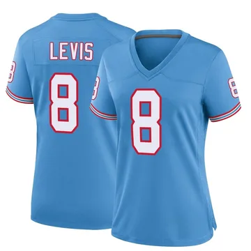 Women's Will Levis Tennessee Titans Nike Game Oilers Throwback Alternate Jersey - Light Blue