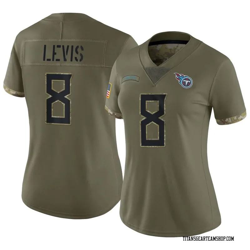 Women's Will Levis Tennessee Titans Nike Limited 2022 Salute To Service Jersey - Olive