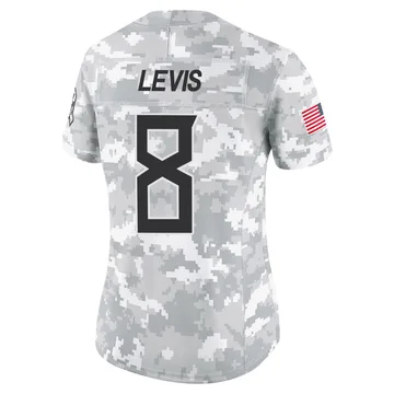 Women's Will Levis Tennessee Titans Nike Limited 2024 Salute to Service Jersey - Arctic Camo