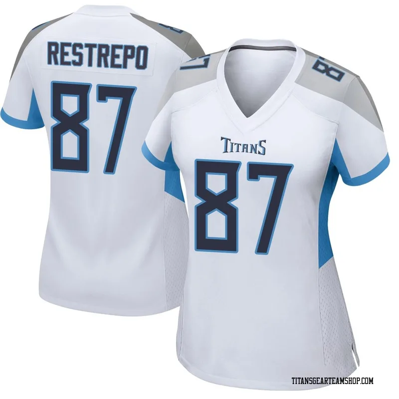 Women's Xavier Restrepo Tennessee Titans Nike Game Jersey - White