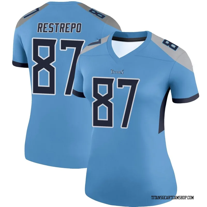 Women's Xavier Restrepo Tennessee Titans Nike Legend Jersey - Light Blue