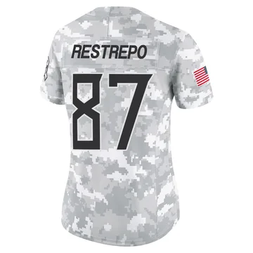Women's Xavier Restrepo Tennessee Titans Nike Limited 2024 Salute to Service Jersey - Arctic Camo