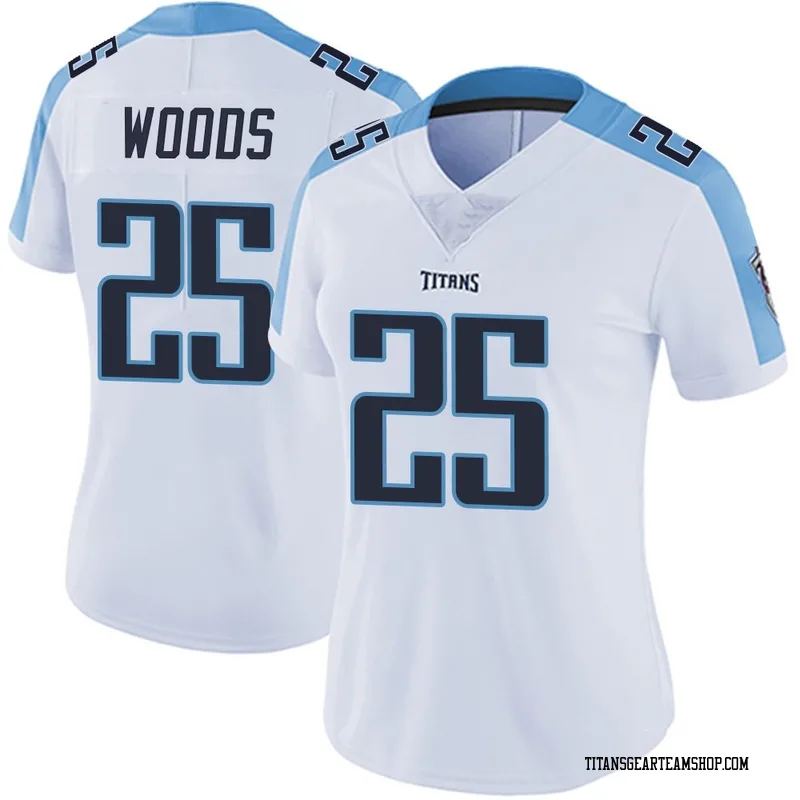 Women's Xavier Woods Tennessee Titans Nike Limited Vapor Untouchable Jersey - White