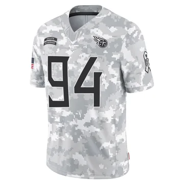 Youth Abdullah Anderson Tennessee Titans Nike Limited 2024 Salute to Service Jersey - Arctic Camo