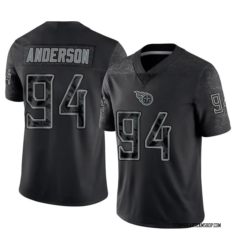 Youth Abdullah Anderson Tennessee Titans Nike Limited Reflective Jersey - Black