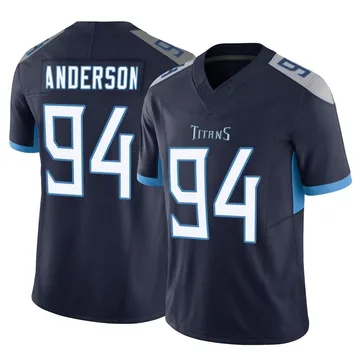 Youth Abdullah Anderson Tennessee Titans Nike Limited Vapor F.U.S.E. Jersey - Navy