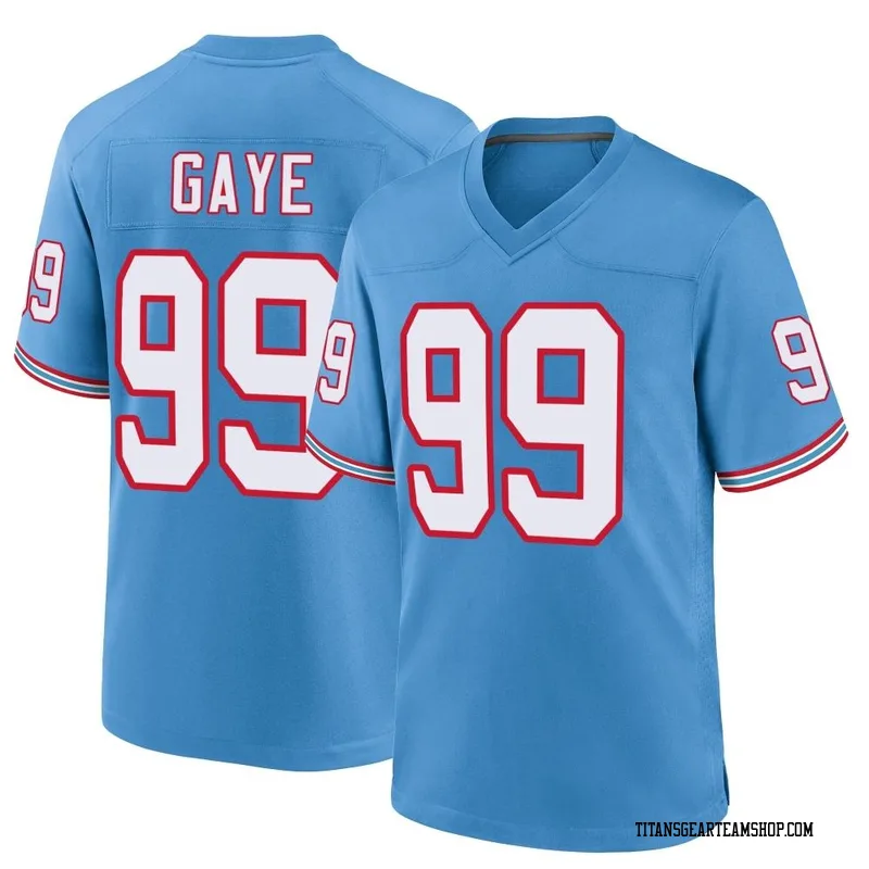 Youth Ali Gaye Tennessee Titans Nike Game Oilers Throwback Alternate Jersey - Light Blue