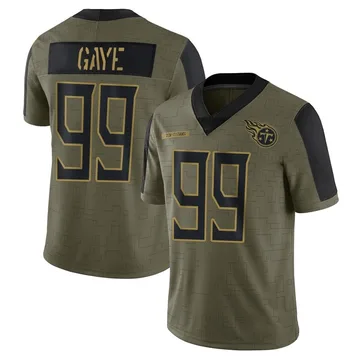 Youth Ali Gaye Tennessee Titans Nike Limited 2021 Salute To Service Jersey - Olive